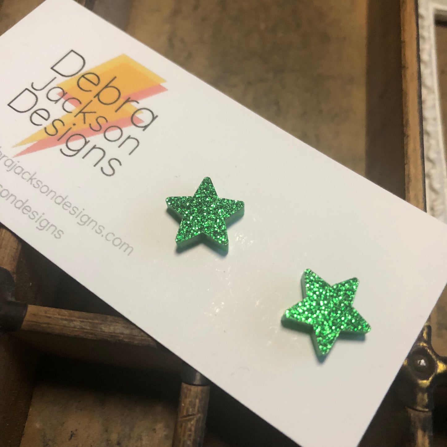 Star stud earrings (various colours)