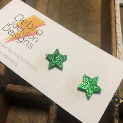 Star stud earrings (various colours)