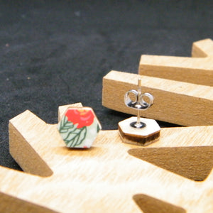 Tropical Shirt stud earring