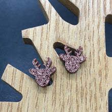 Load image into Gallery viewer, Deer stud earrings