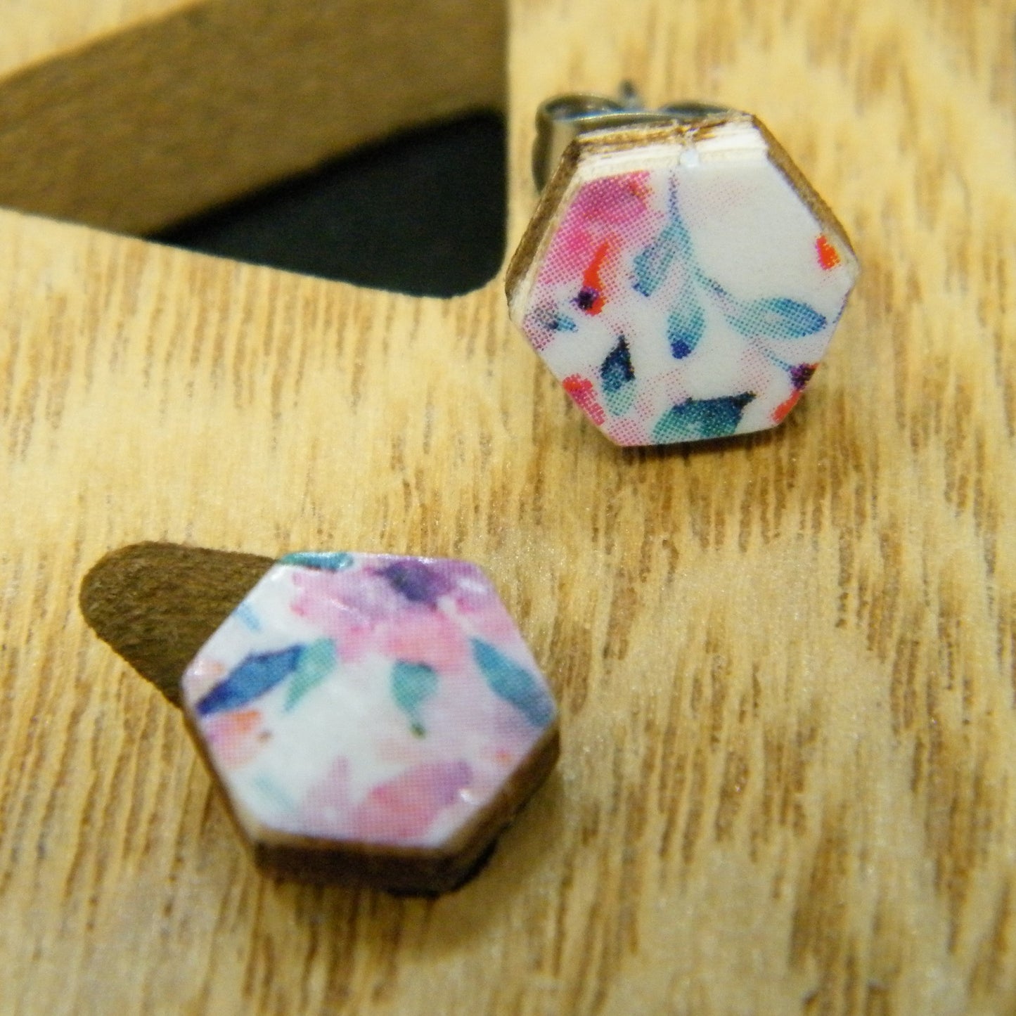 Floral Pink earrings