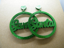 Load image into Gallery viewer, Santa earrings