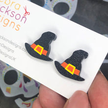 Load image into Gallery viewer, Witchs hat stud earring