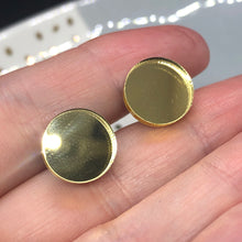 Load image into Gallery viewer, Round stud earring (multiple colours available)