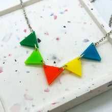 Load image into Gallery viewer, Small bunting necklace