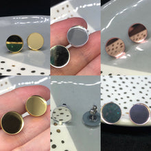 Load image into Gallery viewer, Round stud earring (multiple colours available)