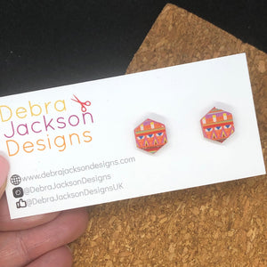 Guacamole stud earrings