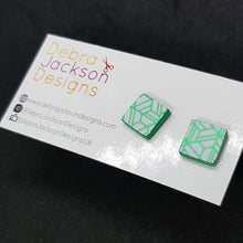 Load image into Gallery viewer, Envy Frenzy stud earrings