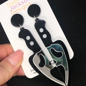 Scream earrings