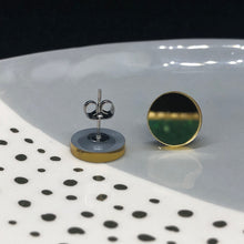 Load image into Gallery viewer, Round stud earring (multiple colours available)
