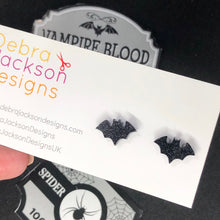Load image into Gallery viewer, Bat stud earrings
