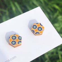 Load image into Gallery viewer, Summer Mosaic stud earrings